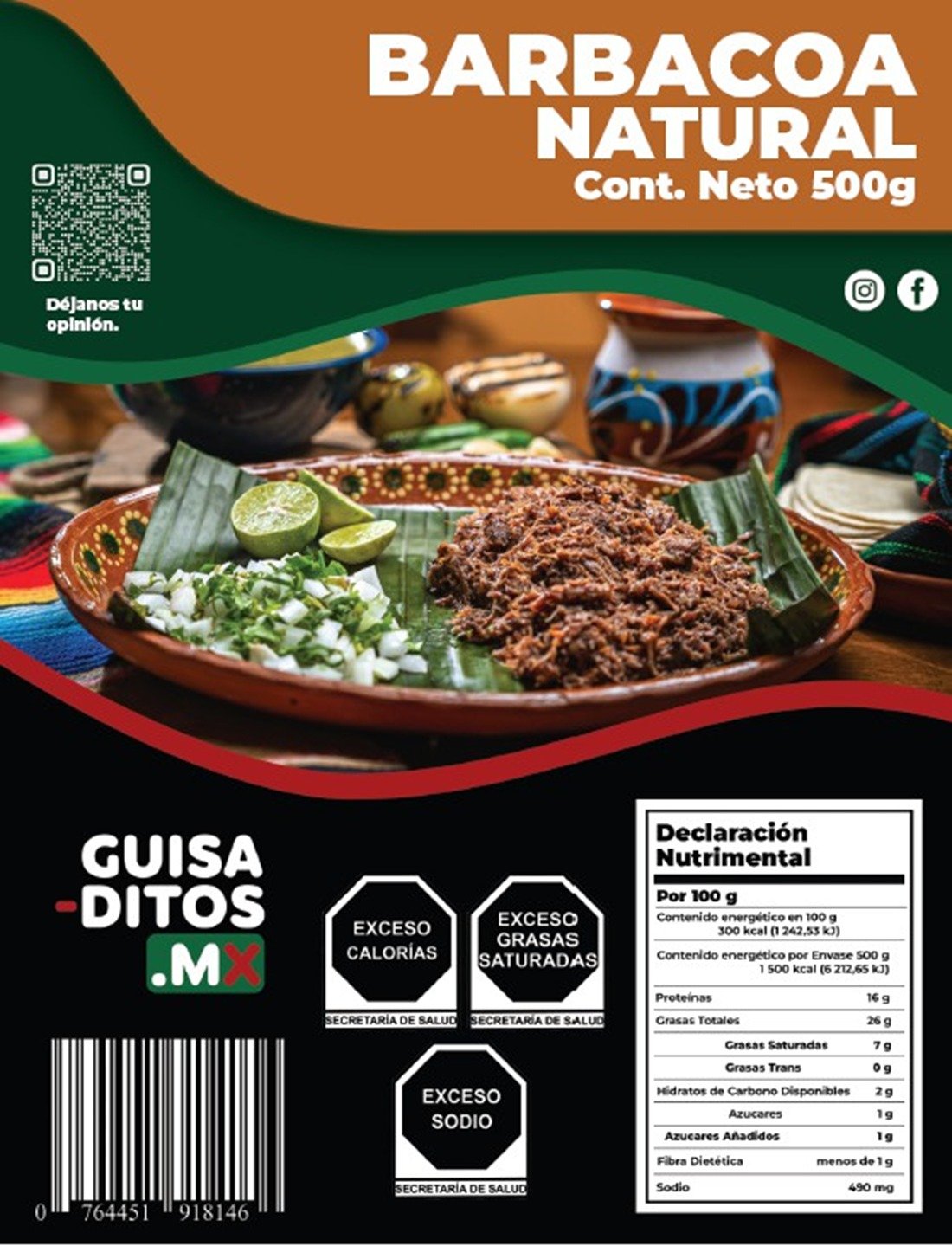 barbacoa natural - etq