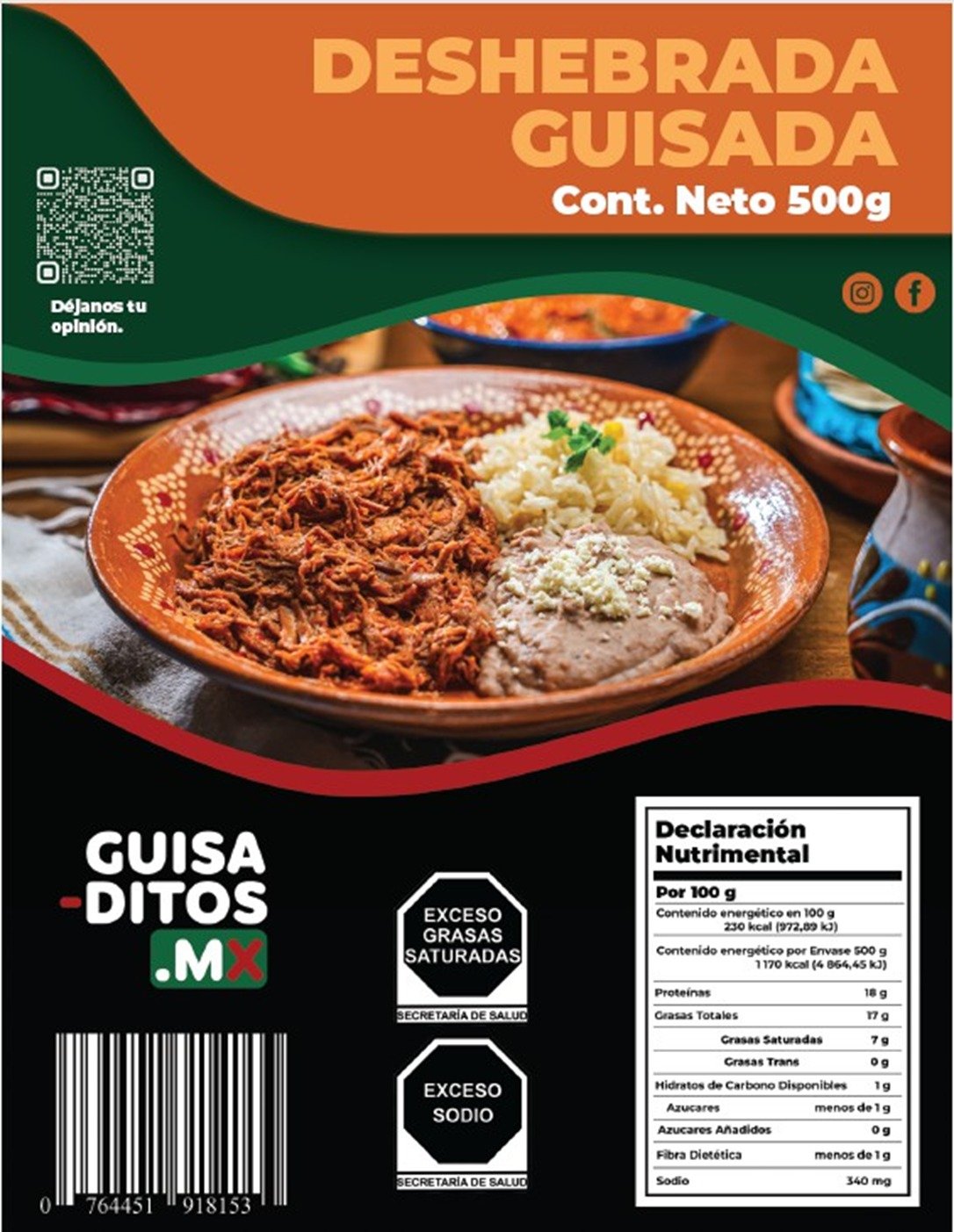 deshebrada guisada - etq