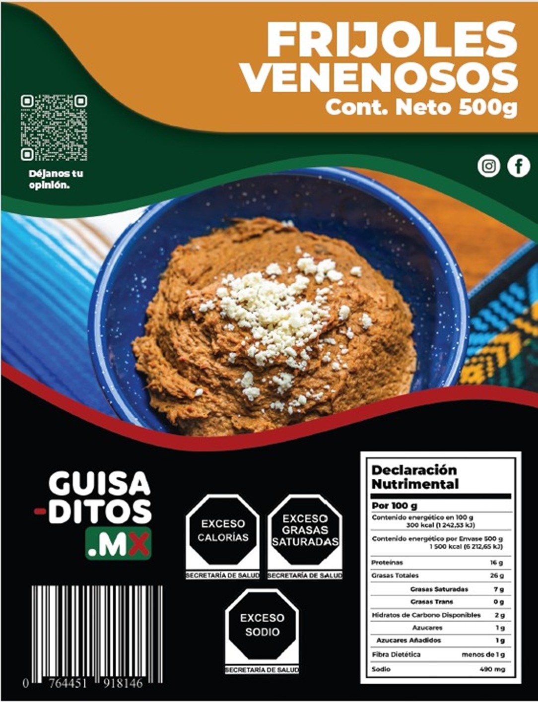 frijoles venenosos - etq